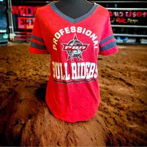 PBR Professional Bull Riders Venue Event Graphic T-Shirt Women’s Medium EUC
